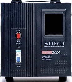 Автоматический стабилизатор напряжения Alteco STDR 3000 вид спереди Автоматический стабилизатор напряжения Alteco STDR 3000 вид спереди