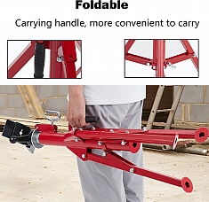 Переноска V-образной четырехроликовой складной регулируемой опоры для труб Remmers Atlant 1/8-12