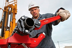 Применение колонкового трубного ключа для внутренних колонковых труб Ridgid WLP-IT Применение колонкового трубного ключа для внутренних колонковых труб Ridgid WLP-IT